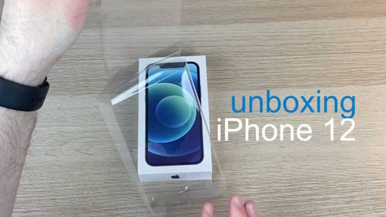 Unboxing iPhone 12 modrý