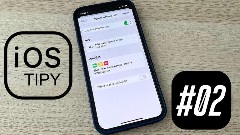 iOS TIPY #02: Oznámení o stavu baterie