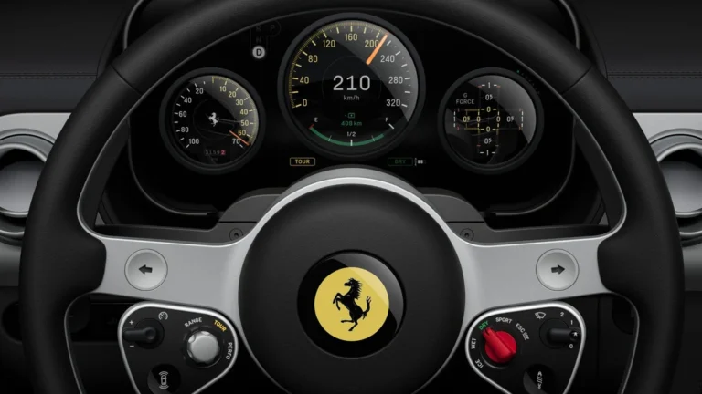 Ferrari plné tlačítek